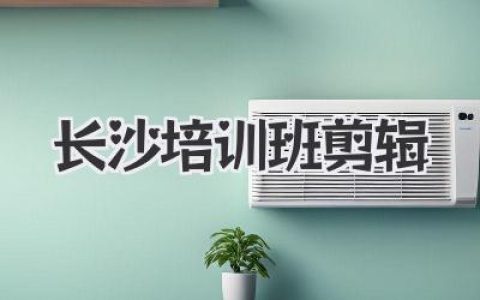 长沙培训班剪辑真实体验：从零基础到接单变现的完整成长记录