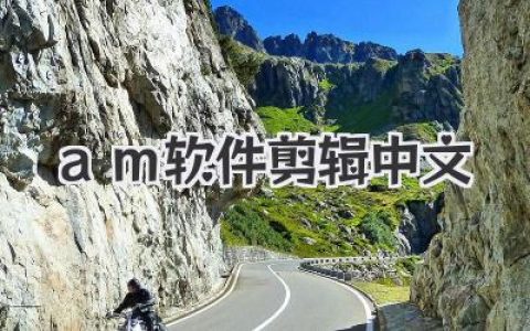 am软件剪辑中文详细教程：新手也能做出专业级视频