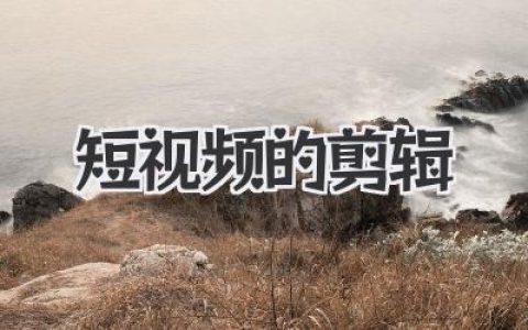 短视频的剪辑：从新手到大神的进阶攻略，如何剪出刷屏级爆款逻辑？