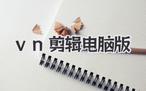 vn剪辑电脑版