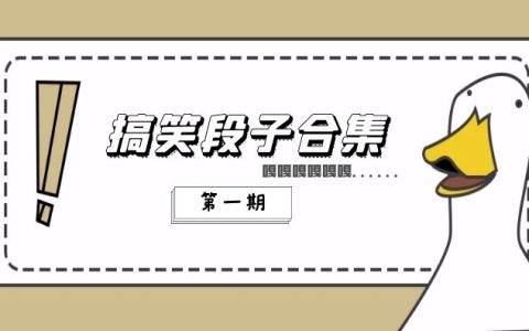 抖音搞笑段子视频合集（第一期）