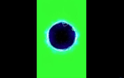 抖音传送门绿幕特效素材