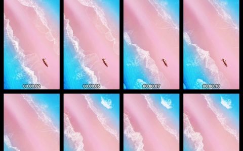 唯美海边沙滩美女视频动态手机壁纸