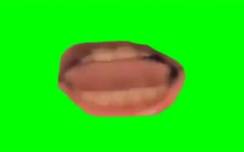 搞笑气人弹舌绿幕视频素材