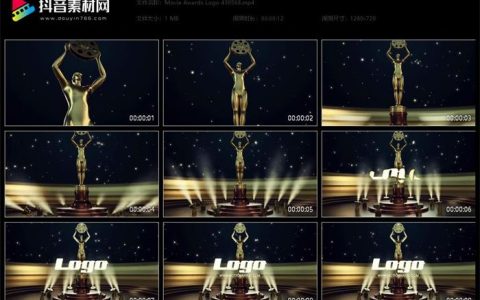 电影节颁奖LOGO片头片尾PR模板视频素材
