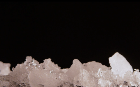 冰雪渐渐融化绿幕黑幕视频素材