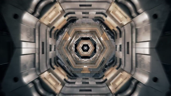PR模板星空拉近镜头片头片尾视频素材