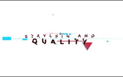 PR模板颜色故障LOGO标志视频素材