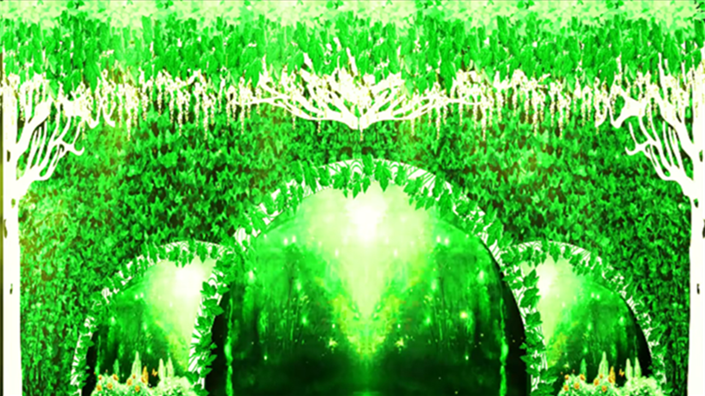 【绿林之秘】156款梦幻荧光绿色森林高清无水印动态视频素材