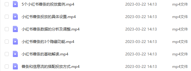 （好课分享）红商学院无畏-小红书5.0运营课课程