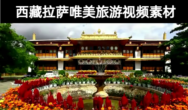 1款-西藏拉萨唯美旅游高清视频素材下载