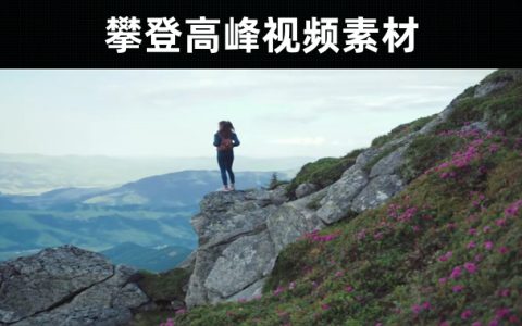 17款-成功及攀登高峰视频素材下载