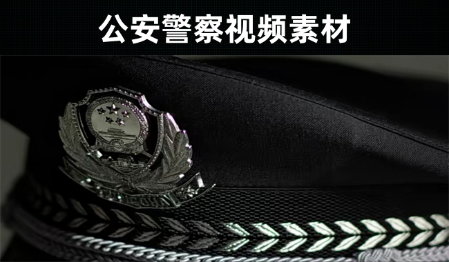 6款-公安警察视频素材无水印