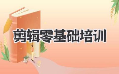 剪辑零基础培训