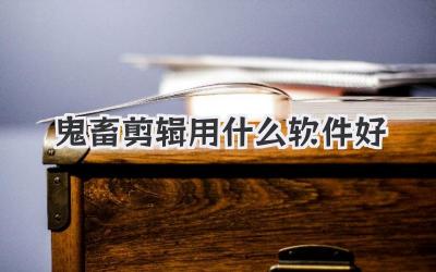 鬼畜剪辑用什么软件好