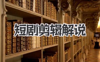 短剧剪辑解说