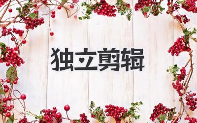 独立剪辑