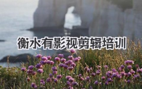 衡水有影视剪辑培训