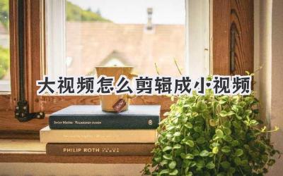 大视频怎么剪辑成小视频