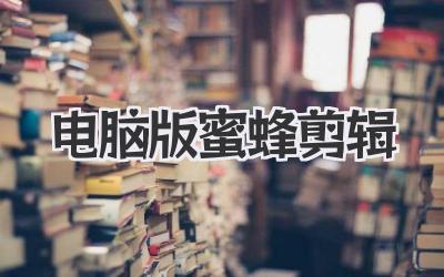 电脑版蜜蜂剪辑