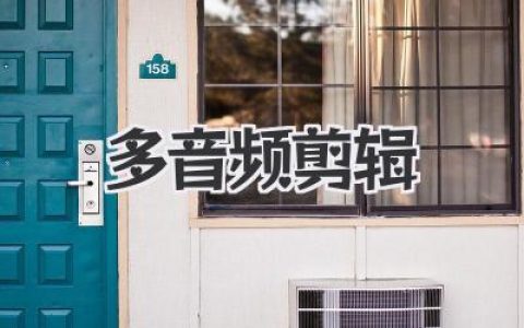 多音频剪辑：音浪太强，不晃会被撞到！多轨混音实战指南