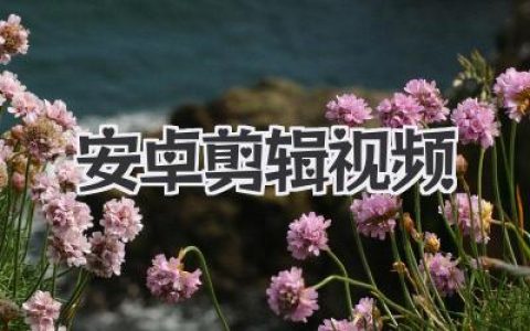 安卓剪辑视频