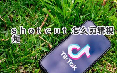shotcut怎么剪辑视频