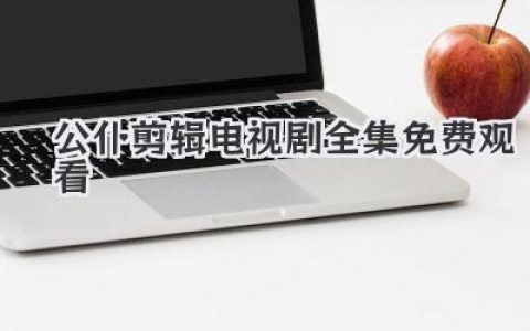 公仆剪辑电视剧全集免费观看