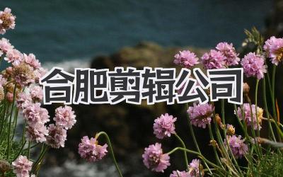 合肥剪辑公司