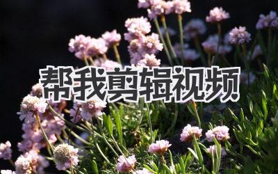帮我剪辑视频