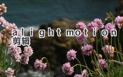 alight motion剪辑