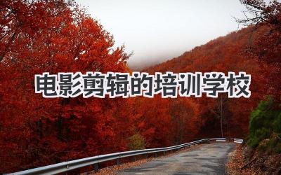 电影剪辑的培训学校