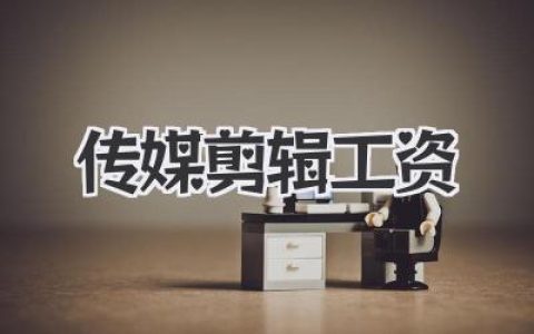 2024年传媒剪辑工资行情：揭秘行业薪资水平与职业发展，真实案例深度剖析