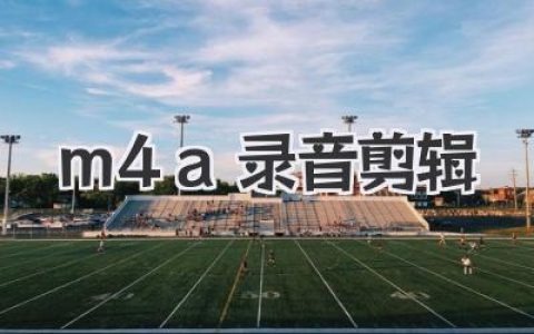 m4a录音剪辑秘籍大公开：亲身经历告诉你，如何让你的声音文件焕发新生！