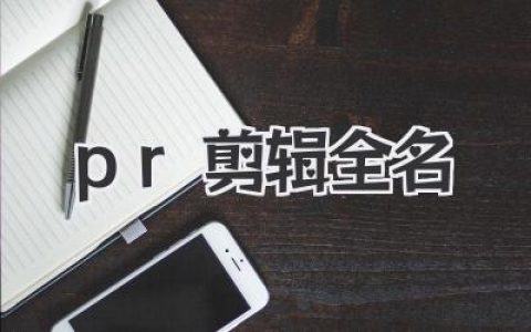 PR剪辑全名揭秘：Adobe Premiere Pro的魅力与使用体验