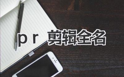 pr剪辑全名