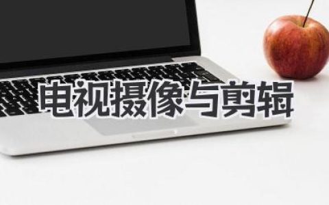 电视摄像与剪辑技巧：从入门到精通，打造引人入胜的视觉故事