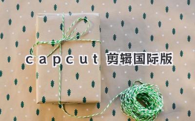 capcut剪辑国际版