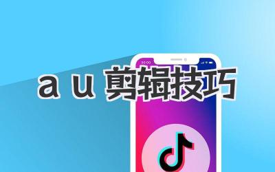 au剪辑技巧