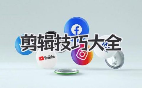 剪辑技巧大全