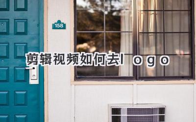 剪辑视频如何去logo