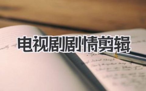 电视剧剧情剪辑