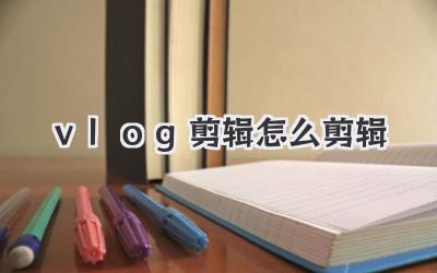 vlog剪辑怎么剪辑