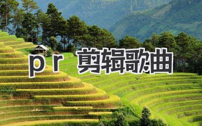 pr剪辑歌曲