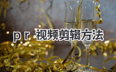 pr视频剪辑方法