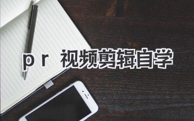 pr视频剪辑自学