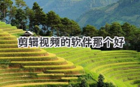 2024实测版：剪辑视频的软件那个好？新手到大神一篇搞定！