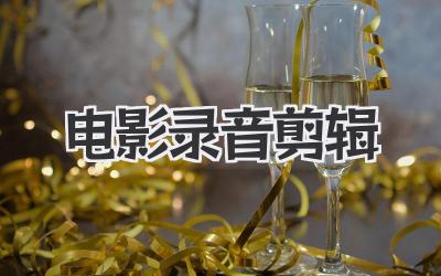 电影录音剪辑