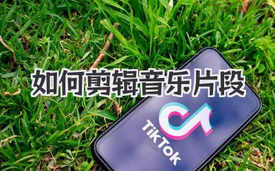 如何剪辑音乐片段