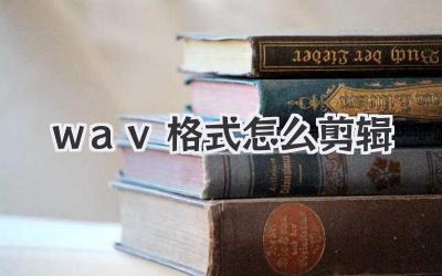 wav格式怎么剪辑